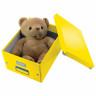 Короб архивный LEITZ "Click & Store" M, 200х280х370 мм, ламинированный картон, разборный, желтый, 60440016 по низкой цене оптом 