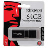 Флеш-диск 64 GB, KINGSTON DataTraveler 100 G3, USB 3.0, черный, DT100G3/64GB по низкой цене оптом Краснодар, Москва, Уфа, Казань, Барнаул, Владивосток, Хабаровск, Сахалин, Красноярск, Екатеренбург, 