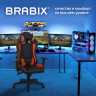 Кресло компьютерное BRABIX "GT Racer GM-100", две подушки, экокожа, черное/оранжевое, 531925 по низкой цене оптом 
