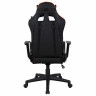 Кресло компьютерное BRABIX "GT Racer GM-100", две подушки, экокожа, черное/оранжевое, 531925 по низкой цене оптом 