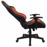 Кресло компьютерное BRABIX "GT Racer GM-100", две подушки, экокожа, черное/оранжевое, 531925 по низкой цене оптом 
