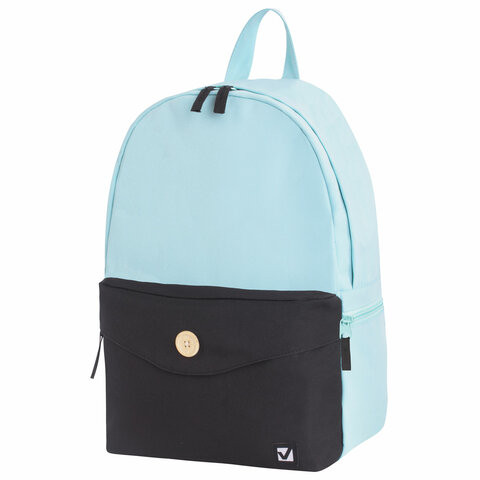 Рюкзак BRAUBERG универсальный, SYDNEY "Green&black", 38х27х12 см, 228839 по низкой цене оптом 