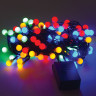 Электрогирлянда-нить комнатная "Шарики" 10 м, 100 LED, мультицветная 220 V, контроллер, ЗОЛОТАЯ СКАЗКА, 591102 по низкой цене оптом 