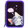 Пенал BRAUBERG, 3 отделения, полиэстер, 21х14 см, Sleeping kitten, 273538 по низкой цене оптом 