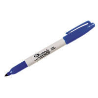 Маркер перманентный Sharpie "Fine" синий, пулевидный, 1мм