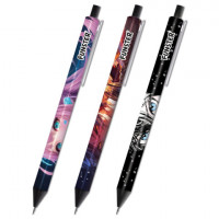 Карандаш механический 0,7 мм с принтом FUNSTER "ANIME", корпус soft-touch ассорти, 182059