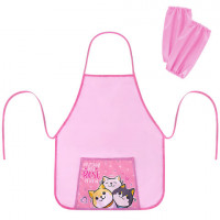 Фартук с нарукавниками для уроков труда ПИФАГОР, 1 карман, 46x54 см, Best team, 273762