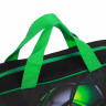 Папка на молнии с ручками BRAUBERG KIDS А4, 1 отделение, полиэстер, 80мм, Green ball, 272123 по низкой цене оптом 
