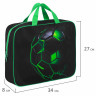 Папка на молнии с ручками BRAUBERG KIDS А4, 1 отделение, полиэстер, 80мм, Green ball, 272123 по низкой цене оптом 