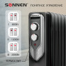 Обогреватель масляный SONNEN DFN-09BL, 2000 Вт, 9 секций, черный, 455311 по низкой цене оптом 