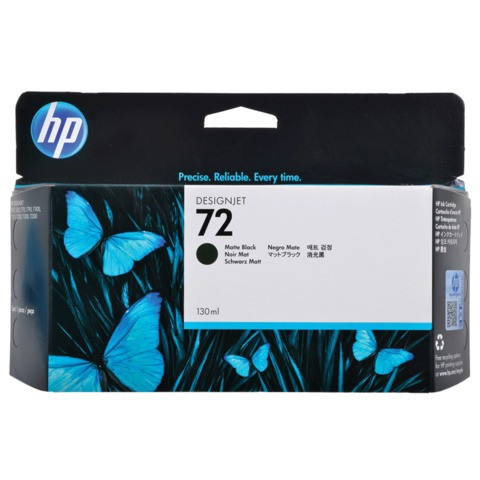 Картридж струйный для плоттера HP (C9403A) Designjet T610/795/1100 и др., №72, черный матовый, 130 мл, оригинальный по низкой цене оптом 