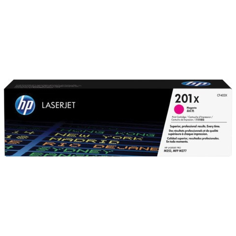 Картридж лазерный HP (CF403X) LaserJet Pro M277n/dw/M252n/dw, пурпурный, оригинальный, ресурс 2300 страниц по низкой цене оптом 