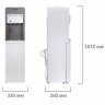 Кулер для воды SONNEN FSC-03BA, напольный, НАГРЕВ/ОХЛАЖДЕНИЕ КОМПРЕССОРНОЕ, 3 крана,серый, 455417 по низкой цене оптом 