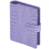 Ежедневник-органайзер недатированный B6 150x190мм BRAUBERG "Comodo", под кожу, 160л, сиреневый, 116208