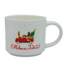 Кружка новогодняя 420 мл "Машинка", 10х9 см, каменная керамика, ЗОЛОТАЯ СКАЗКА, 592545 по низкой цене оптом Кружка новогодняя 420 мл "Машинка", 10х9 см, каменная керамика, ЗОЛОТАЯ СКАЗКА, 592545 по низкой цене оптом