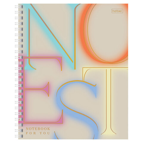 Тетрадь А5 96л. HATBER гребень, клетка, матовая ламинация, 3D фольга, Notes (микс в спайке), 090317, Тетрадь 96л Not по низкой цене оптом Тетрадь А5 96л. HATBER гребень, клетка, матовая ламинация, 3D фольга, Notes (микс в спайке), 090317, Тетрадь 96л Not по низкой цене оптом