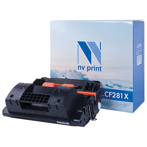 Картридж лазерный NV PRINT (NV-CF281X) для HP LaserJet M605/M606/M630 и другие, ресурс 25000 стр. по низкой цене оптом 