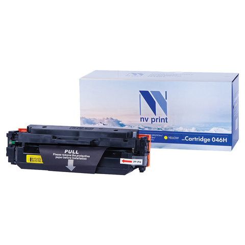 Картридж лазерный NV PRINT (NV-046HY) для CANON LBP653Cdw/654Cx/MF732Cdw, желтый, ресурс 5000 страниц по низкой цене оптом 