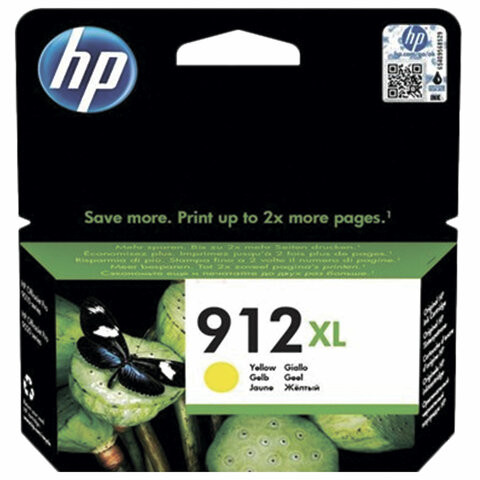 Картридж струйный HP (3YL83A) для HP OfficeJet Pro 8023, №912XL желтый, ресурс 825 страниц, оригинальный по низкой цене оптом 