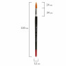Кисть BRAUBERG синтетика, круглая, №9, 200854 по низкой цене оптом 
