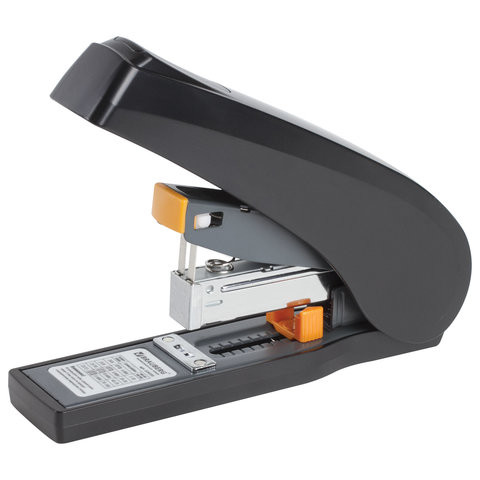 Степлер ЭНЕРГОСБЕРЕГАЮЩИЙ МОЩНЫЙ №24/6-23/13 BRAUBERG "Easy Press", до 100 листов, БЕЗ УСИЛИЙ, 224350 по низкой цене оптом 
