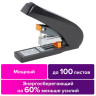 Степлер ЭНЕРГОСБЕРЕГАЮЩИЙ МОЩНЫЙ №24/6-23/13 BRAUBERG "Easy Press", до 100 листов, БЕЗ УСИЛИЙ, 224350 по низкой цене оптом 
