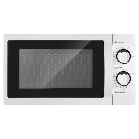 Микроволновая печь VEKTA MS720BHW, объем 20 л, мощность 700 Вт, механическое управение, таймер, белая, MCO00053771 по низкой цене оптом 
