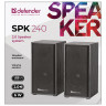 Колонки компьютерные DEFENDER SPK 240, 2.0, 6 Вт, дерево, черные, 65224 по низкой цене оптом 