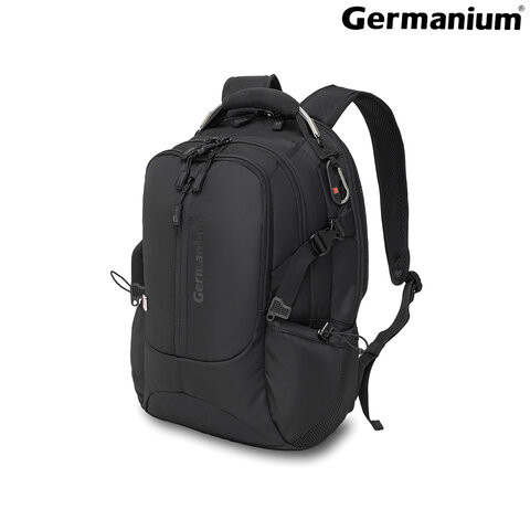 Рюкзак GERMANIUM "S-02" универсальный, с отделением для ноутбука, усиленная ручка, черный, 47х31х16 см, 226948 по низкой цене оптом 