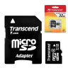 Карта памяти micro SDHC, 32 GB, TRANSCEND, 4 Мб/сек. (class 4), с адаптером, TS32GUSDHC4 по низкой цене оптом 