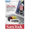 Флеш-диск 32 GB, SANDISK Ultra Flair, USB 3.0, металлический корпус, серебристый/черный, SDCZ73-032G-G46 по низкой цене оптом Краснодар, Москва, Уфа, Казань, Барнаул, Владивосток, Хабаровск, Сахалин, Красноярск, Екатеренбург, 