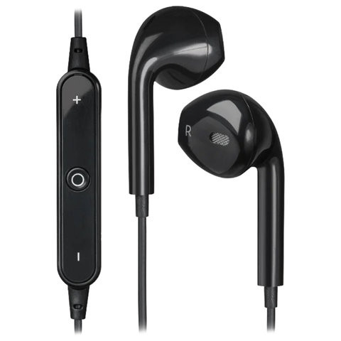 Наушники с микрофоном (гарнитура) DEFENDER FREEMOTION B650, Bluetooth, беспроводые, черные, 63650 по низкой цене оптом 