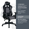 Кресло компьютерное BRABIX "GT Racer GM-100", две подушки, экокожа, черное/серое, 531926 по низкой цене оптом 