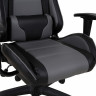 Кресло компьютерное BRABIX "GT Racer GM-100", две подушки, экокожа, черное/серое, 531926 по низкой цене оптом 