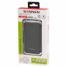 Аккумулятор внешний 6000 mAh SONNEN POWERBANK K611, 2 USB, литий-полимерный, черный, 263029 по низкой цене оптом 