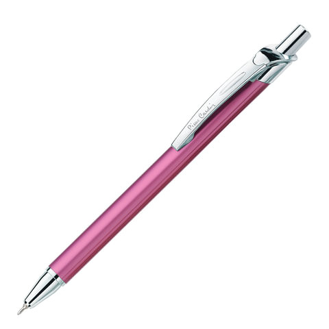 Ручка подарочная шариковая PIERRE CARDIN "Actuel", корпус розовый, алюминий, хром, синяя, PC0503BP по низкой цене оптом 