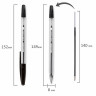 Ручка шариковая BRAUBERG "M-500 CLASSIC", ЧЕРНАЯ, корпус прозрачный, узел 0,7 мм, линия письма 0,35 мм, 143445 по низкой цене оптом Краснодар, Москва, Уфа, Казань, Барнаул, Владивосток, Хабаровск, Сахалин, Красноярск, Екатеренбург, 