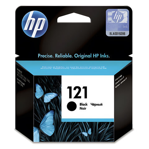 Картридж струйный HP (CC640HE) Deskjet F4275/F4283 №121, черный, оригинальный, ресурс 200 стр. по низкой цене оптом 