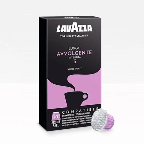 Кофе в капсулах LAVAZZA "Avvolgente" для кофемашин Nespresso, 10 порций, 8116 по низкой цене оптом Кофе в капсулах LAVAZZA "Avvolgente" для кофемашин Nespresso, 10 порций, 8116 по низкой цене оптом