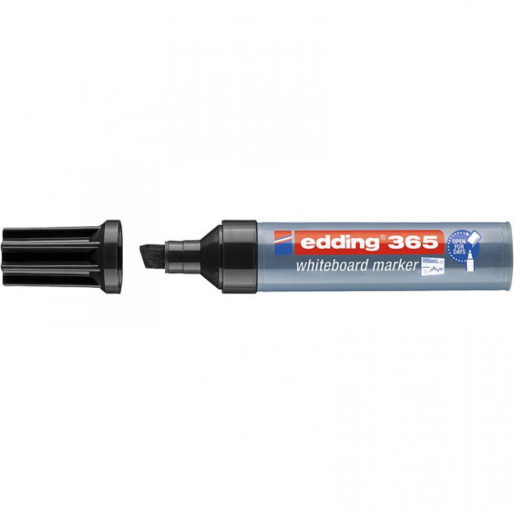 Маркер для белых досок edding 365, скошенный наконечник, 2-7 мм Черный по низкой цене оптом 