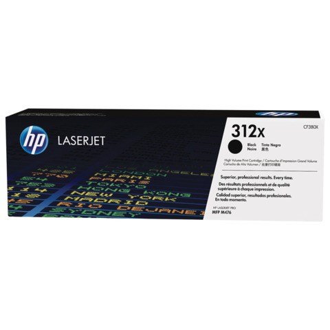 Картридж лазерный HP (CF380X) LaserJet Pro M476dn/476dw/476nw, черный, оригинальный, ресурс 4400 страниц по низкой цене оптом 