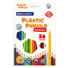 Карандаши цветные пластиковые BRAUBERG PREMIUM, 36 цветов, шестигранные, грифель мягкий 3 мм, 181669 по низкой цене оптом 