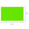 Этикет-лента 26х16 мм, прямоугольная, зеленая, КОМПЛЕКТ 5 рулонов по 800 шт., BRAUBERG, 128460