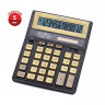 Калькулятор настольный CITIZEN SDC-888TIIGE (203х158 мм), 12 разрядов, двойное питание, ЗОЛОТОЙ