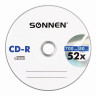 Диски CD-R SONNEN 700 Mb 52x Bulk (термоусадка без шпиля), КОМПЛЕКТ 50 шт., 512571 по низкой цене оптом 