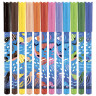 Фломастеры MAPED COLOR'PEPS Ocean Life, 12 цветов, смываемые, вентилируемый колпачок, 845701 по низкой цене оптом 
