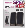 Колонки компьютерные DEFENDER SPK-225, 2.0, 4 Вт, пластик, черные, 65220 по низкой цене оптом Краснодар, Москва, Уфа, Казань, Барнаул, Владивосток, Хабаровск, Сахалин, Красноярск, Екатеренбург, 