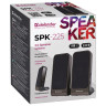 Колонки компьютерные DEFENDER SPK-225, 2.0, 4 Вт, пластик, черные, 65220 по низкой цене оптом Краснодар, Москва, Уфа, Казань, Барнаул, Владивосток, Хабаровск, Сахалин, Красноярск, Екатеренбург, 