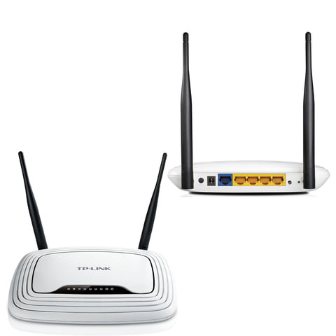 Маршрутизатор TP-LINK TL-WR841N, 1 WAN, 4 LAN, 10/100 Мбит/с, WI-FI 802.11n, 300 Мбит/с по низкой цене оптом 