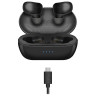 Наушники с микрофоном (гарнитура) DEFENDER TWINS 638, Bluetooth, беспроводные, черные, 63638 по низкой цене оптом 
